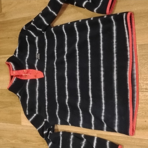 Women's Simply Southern Navy And White Striped Pullover Size Large - Picture 1 of 4